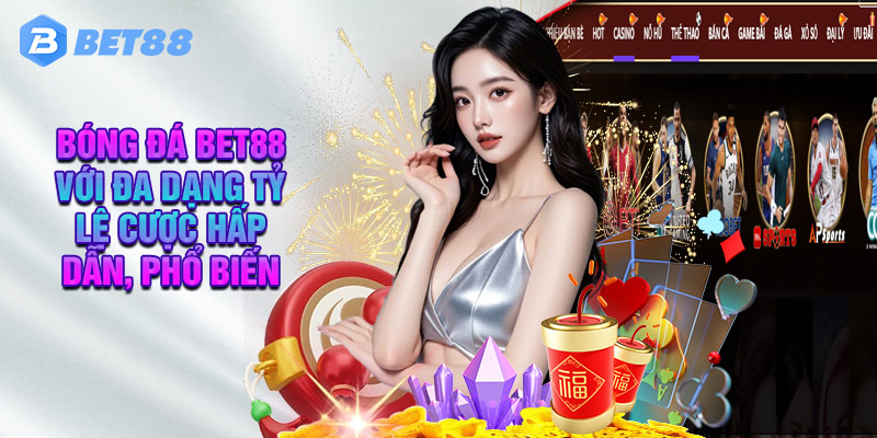Bóng Đá Bet88 Với Đa Dạng Tỷ Lệ Cược Hấp Dẫn, Phổ Biến